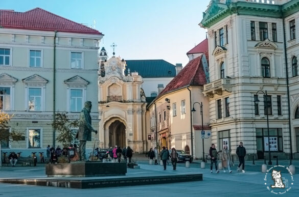 Dr. Jono Basanavičiaus aikštė, Old city Vilnius