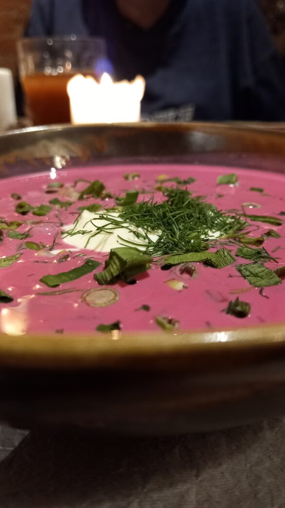 Lithuanian beetroot soup, Šaltibarščiai