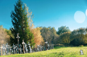 Hills of crosses (Kryžių kalnas). Lithuania bu mr.evans travel blog