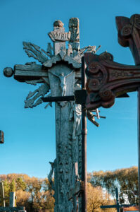 Hills of crosses (Kryžių kalnas). Lithuania bu mr.evans travel blog