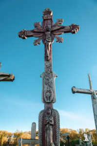 Hills of crosses (Kryžių kalnas). Lithuania bu mr.evans travel blog