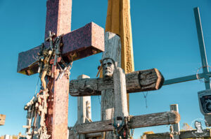Hills of crosses (Kryžių kalnas). Lithuania bu mr.evans travel blog