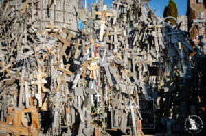 Hills of crosses (Kryžių kalnas). Lithuania bu mr.evans travel blog