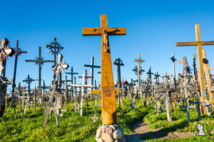 Hills of crosses (Kryžių kalnas). Lithuania bu mr.evans travel blog