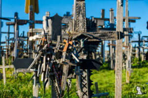 Hills of crosses (Kryžių kalnas). Lithuania bu mr.evans travel blog