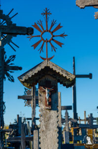 Hills of crosses (Kryžių kalnas). Lithuania bu mr.evans travel blog