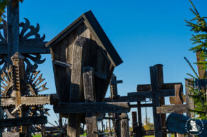 Hills of crosses (Kryžių kalnas). Lithuania bu mr.evans travel blog