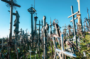 Hills of crosses (Kryžių kalnas). Lithuania bu mr.evans travel blog