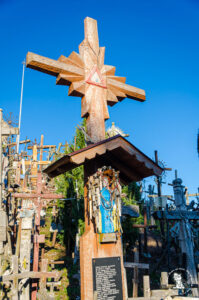 Hills of crosses (Kryžių kalnas). Lithuania bu mr.evans travel blog