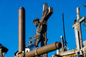 Hills of crosses (Kryžių kalnas). Lithuania bu mr.evans travel blog
