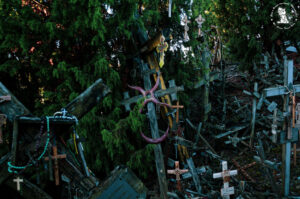 Hills of crosses (Kryžių kalnas). Lithuania bu mr.evans travel blog