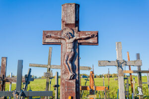 Hills of crosses (Kryžių kalnas). Lithuania bu mr.evans travel blog