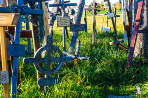 Hills of crosses (Kryžių kalnas). Lithuania bu mr.evans travel blog